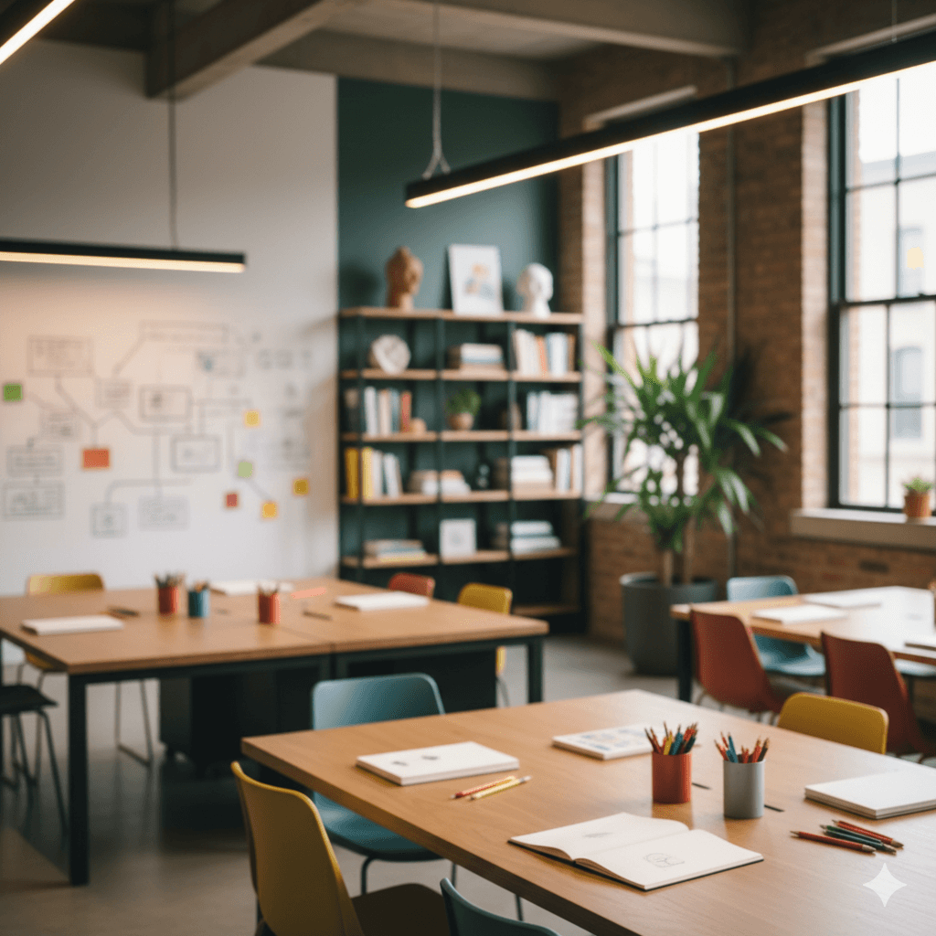 Creative marketing agency environment